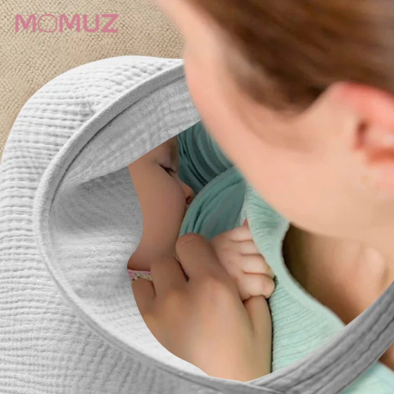 Couverture d'allaitement pour maman – Accessoire en coton doux pour préserver l'intimité et la poussette