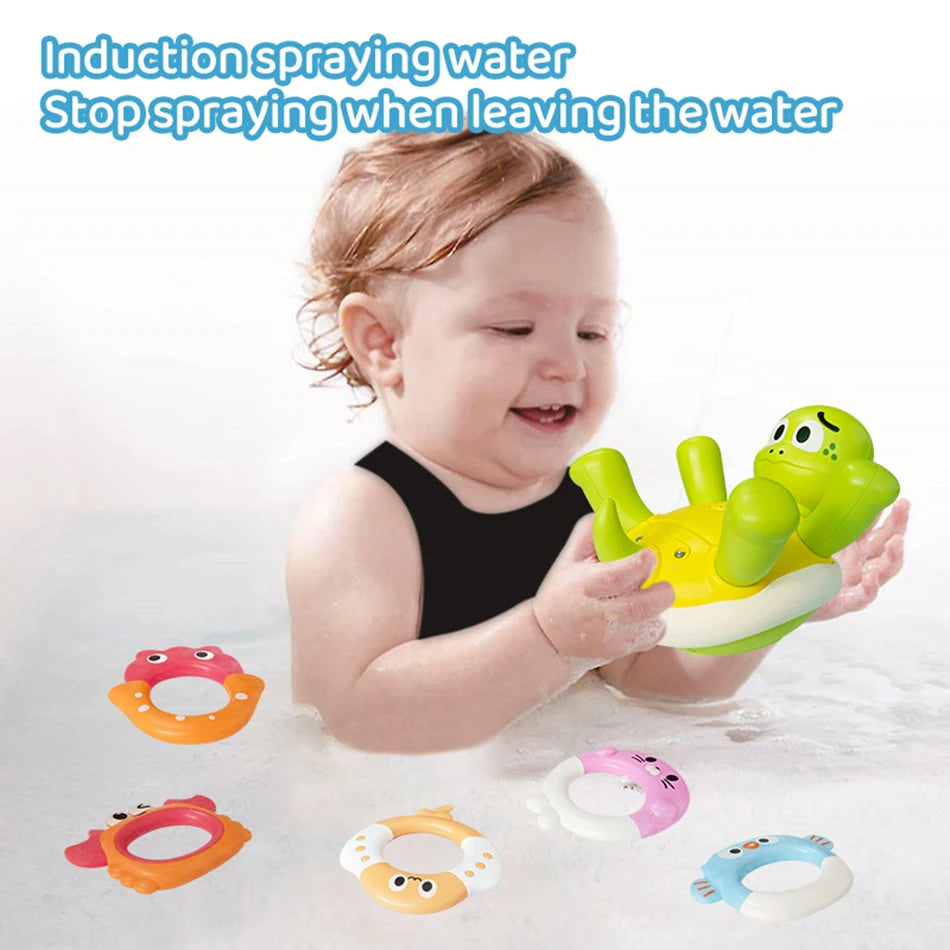 Kids Bath Fun Toy – Swimming Turtle Water Sprayer