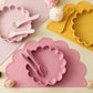 Ensemble d'alimentation pour bébé en silicone – Cuillère, fourchette et set de table pour le sevrage