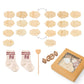 Newborn Bath Gift Set – Cotton Blanket, Milestone Cards & Rattle