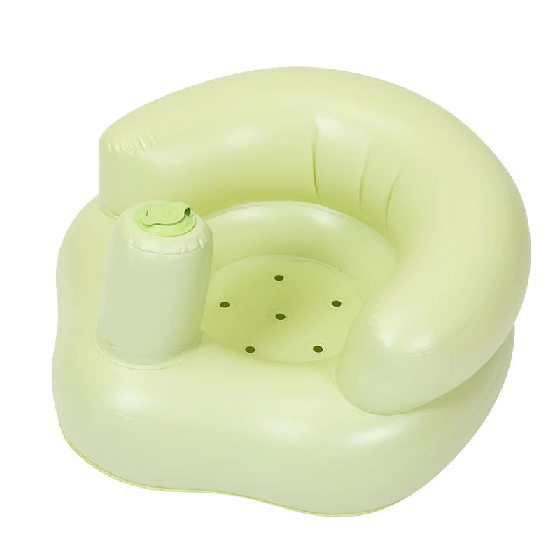 Bain et chaise longue gonflable pour bébé – Canapé souple et portable pour enfants