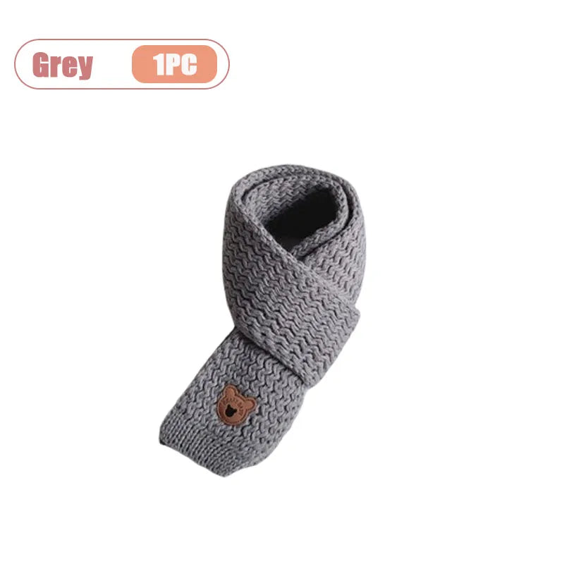 1 à 10 écharpes bébé d'hiver, cache-cou doux en maille pour garçons et filles, chaude et coupe-vent.