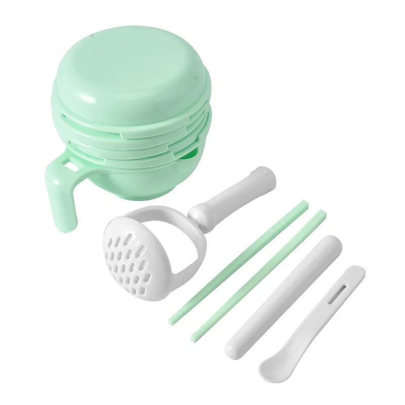 Baby Food Grinding Bowl Set – Manual Grinder & Feeding Tool