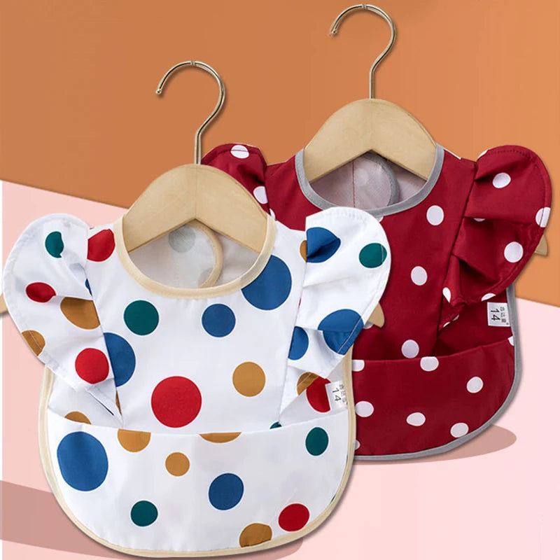 Mess-Proof Waterproof Baby Feeding Apron (0–4Y)