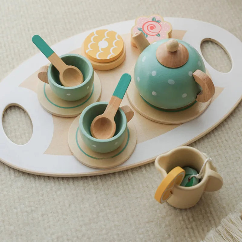 Wooden Tea Party Set for Girls!