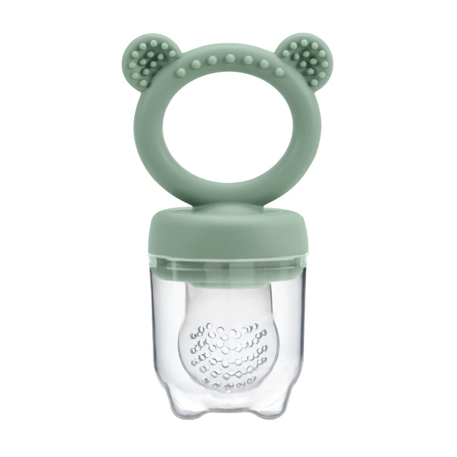 Bidon d'alimentation pour nouveau-né – Anneau de dentition en silicone pour fruits et légumes