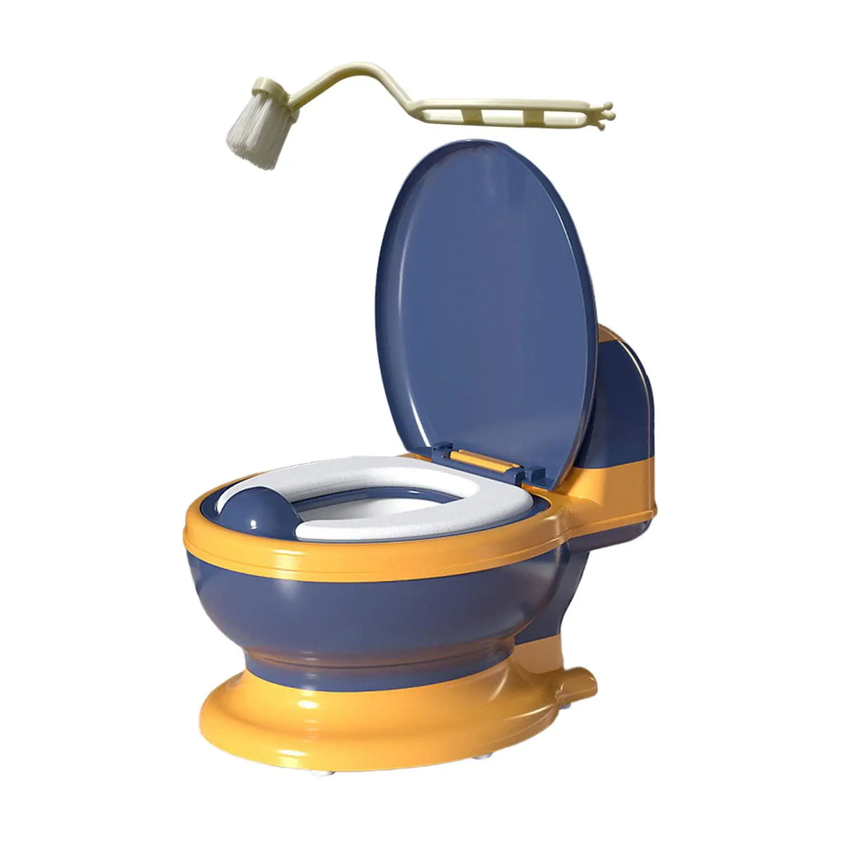 Pot d'apprentissage de la propreté – Compact avec brosse et lingettes