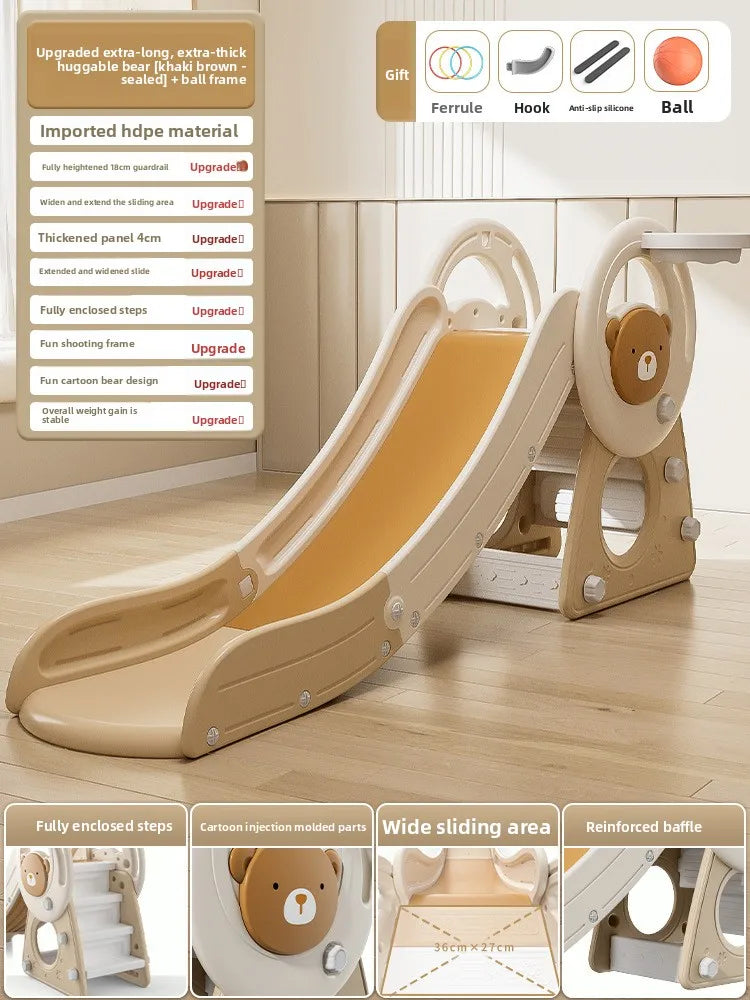 Foldable Toddler Slide Indoor Playset – Safe, Nonslip & Easy to Assemble