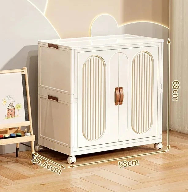 Foldable Kids Storage – Clothes & Toy Sorting Cabinet
