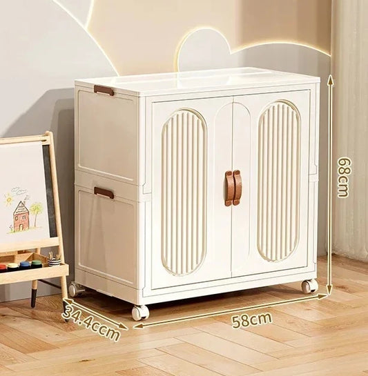 Foldable Kids Storage – Clothes & Toy Sorting Cabinet