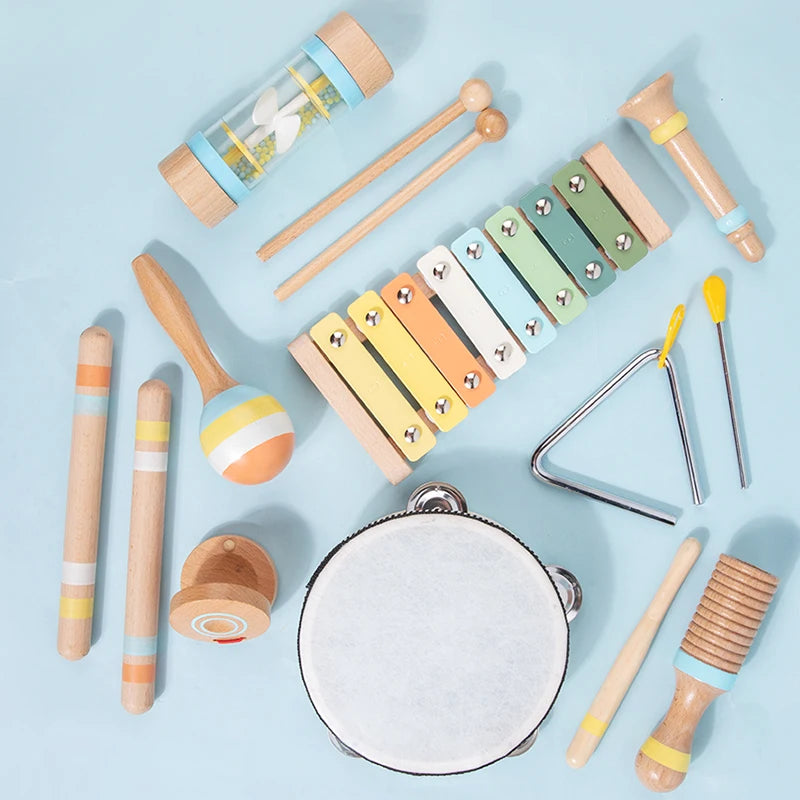 Interactive Wooden Percussion Toy – Toddler Fun!