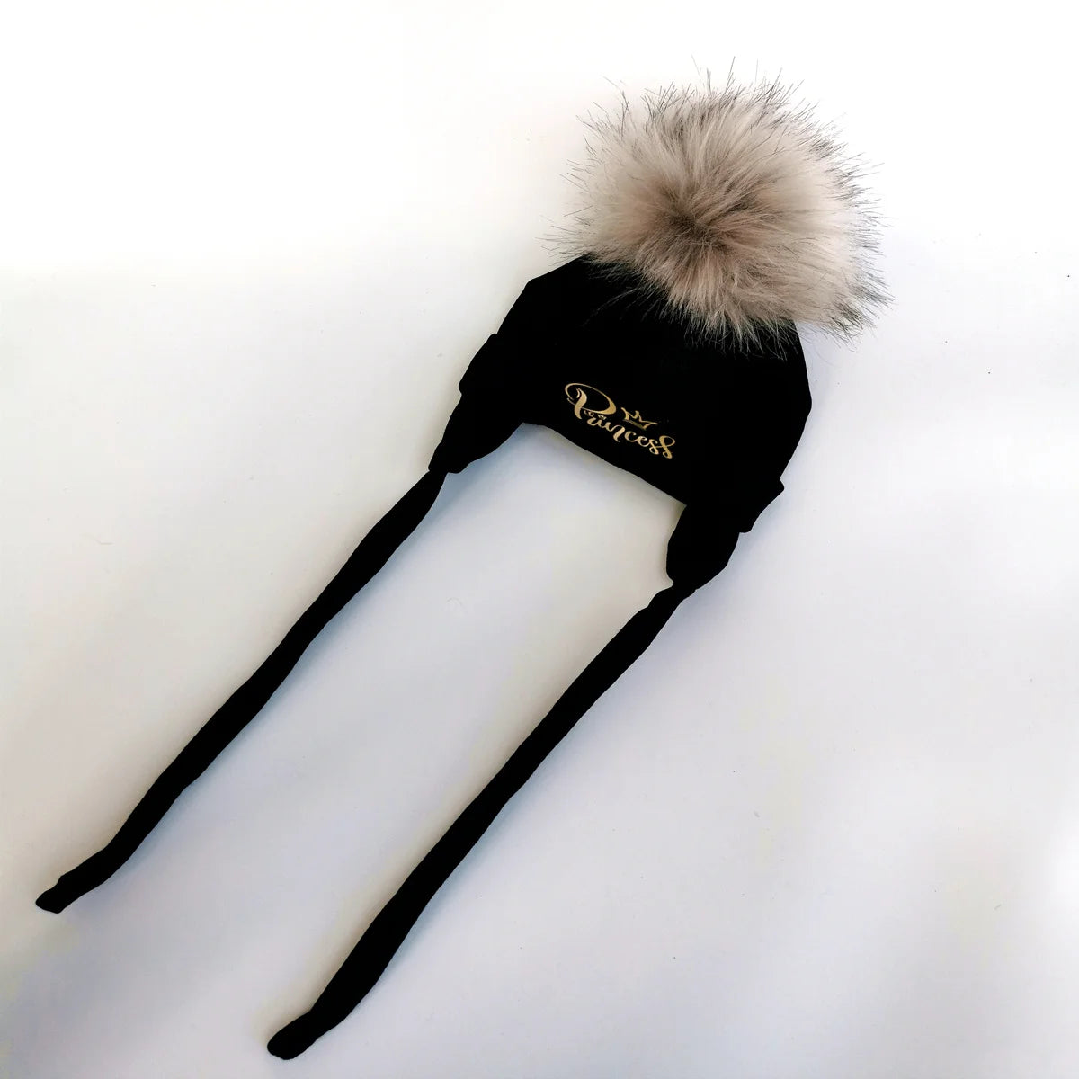 Newborn Winter Cotton Beanie Pom Pom Hat for Babies