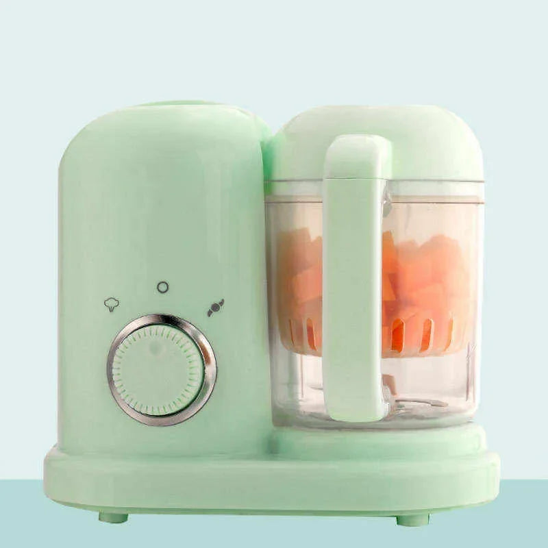 Mixeur électrique portable pour aliments pour bébés – Cuiseur vapeur et chauffe-plats combinés