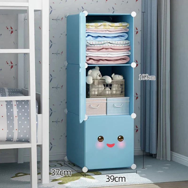 Baby & Kids Wardrobe – Modular Girl Room Organizer