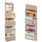 Multi-Layer Over-Door Storage Bag – Fabric Organizer for Nursery & Bedroom