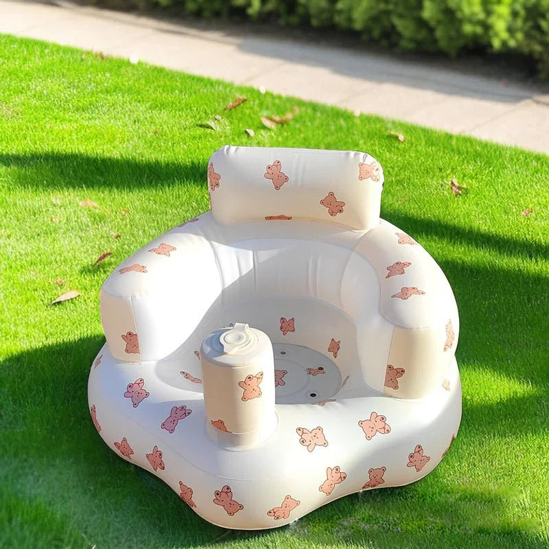 Fauteuil bébé gonflable élégant et sûr – Canapé pliable et siège d'éveil pour plus de confort et de plaisir