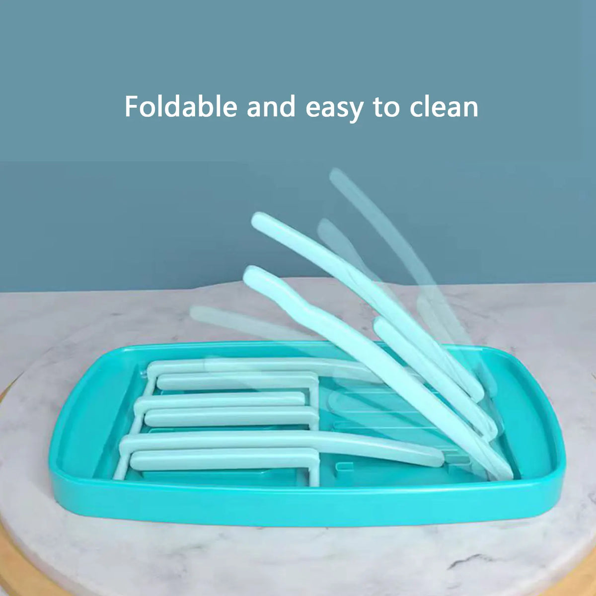 Baby Bottle Holder & Dryer – Blue/Pink Bottle Storage Stand