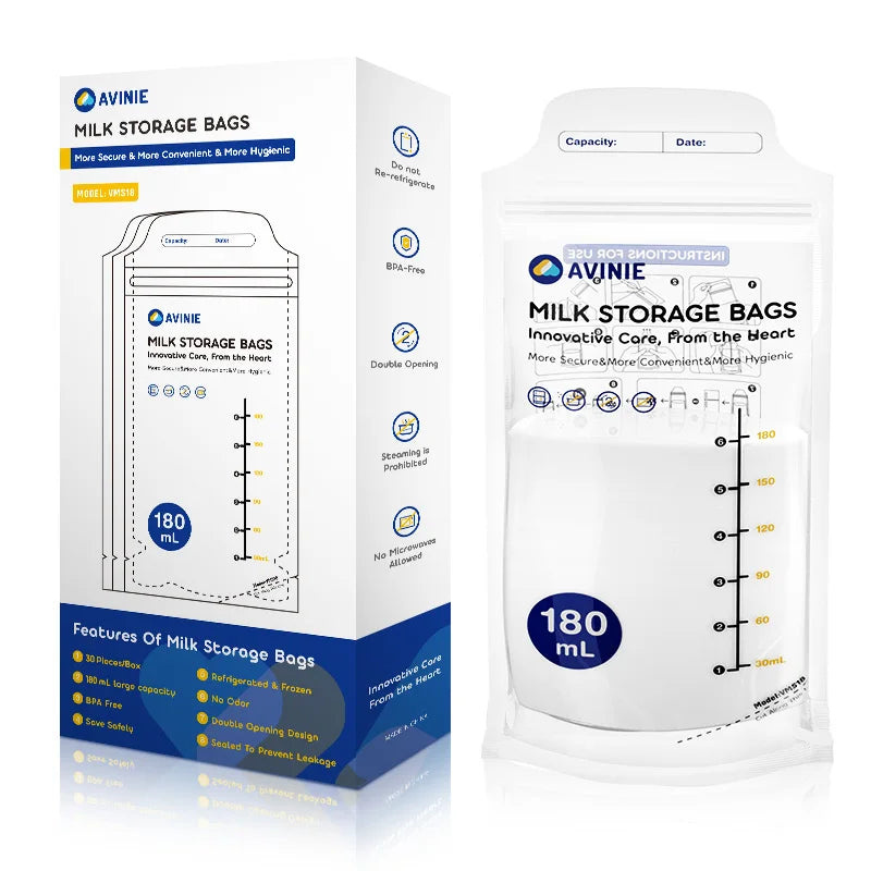 Dr.Isla AVINIE Breast Milk Storage Bag  30PCS/180ML