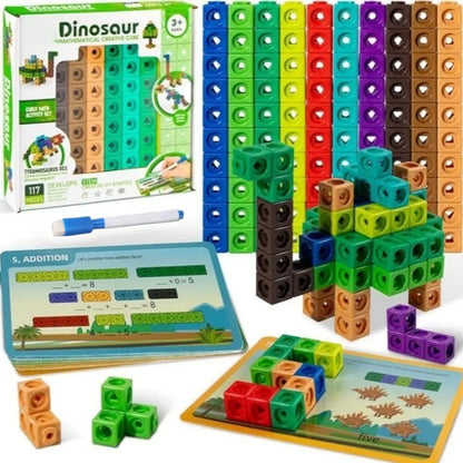Cubes Montessori pour enfants – Jeu de construction éducatif