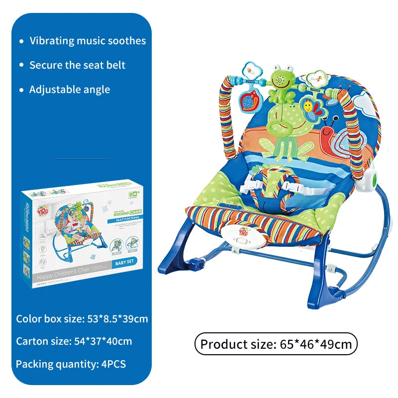 Electric Baby Cradle – Music, Vibration & Toys