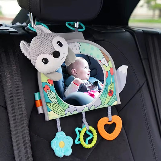 Car Seat Baby Mirror | Adjustable Kids Monitor & Educational Travel Toy