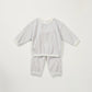 Korean Style Kids Outfit – Waffle Pullover & Pants Set for Boys & Girls