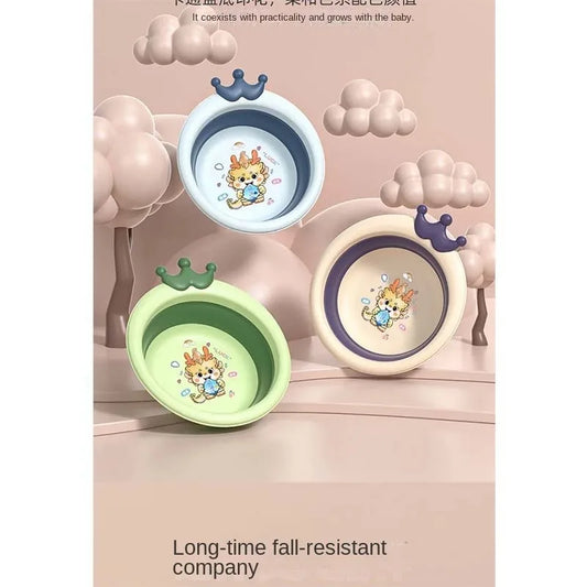 Children’s Folding Basin – Crown Style Baby Wash & Foot Tub