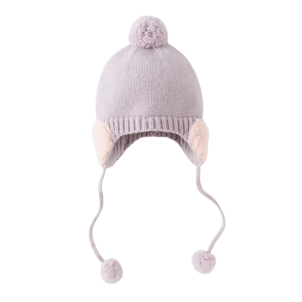 Bonnet d'automne-hiver Dave Bella pour bébé avec protection des oreilles