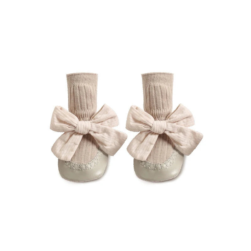 Chaussettes antidérapantes à nœud pour bébé MILANCEL