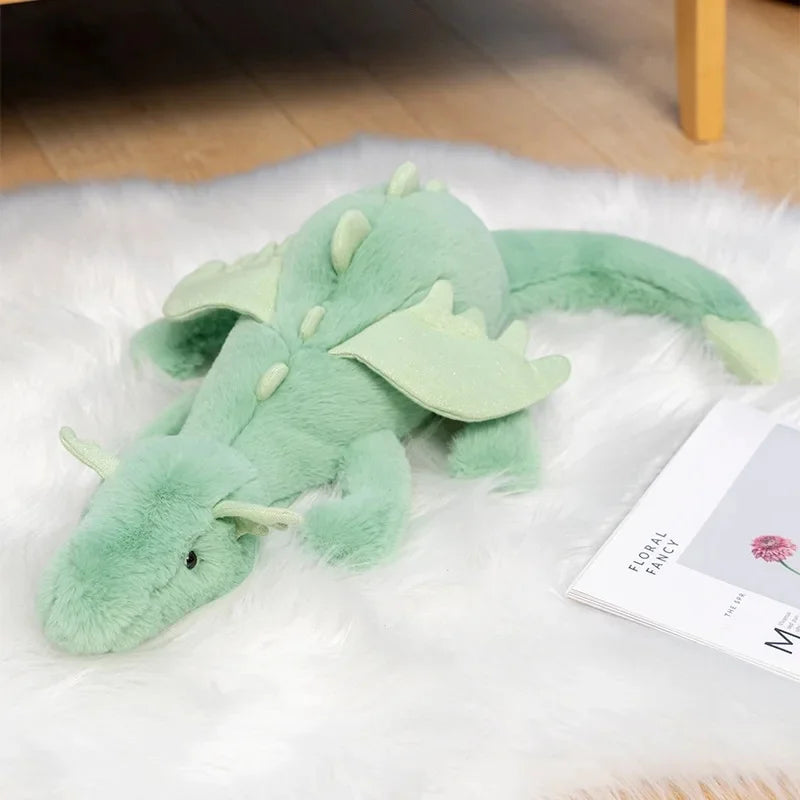 Cute Flying Dragon Plush – Green & Blue!