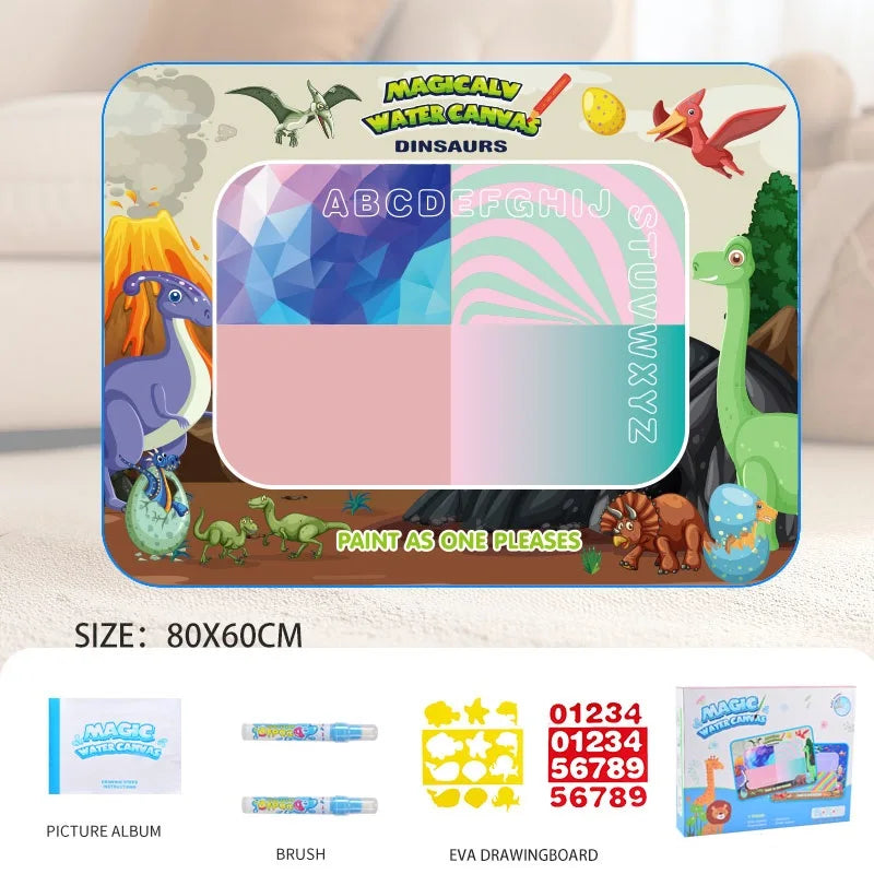 Tapis de dessin à l'eau pour petits garçons et petites filles