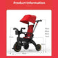Top-Selling Kids Tricycle (1–5 Years) – Lightweight, High-Quality Stroller
