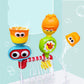 Kids Bath Fun Toy – Water Spray Eye Waterwheel Bath Set