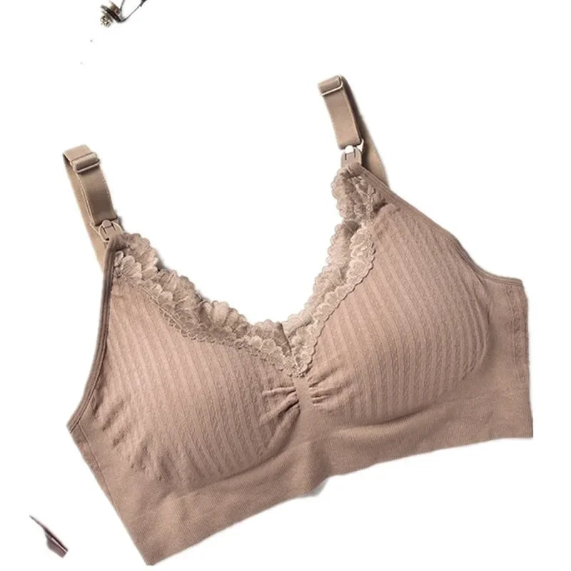 Breastfeeding Maternity Bra – Elegant Lace, Premium Quality