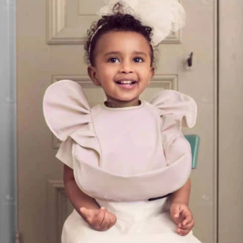 Bavoir imperméable style nordique pour bébé – Doux et mignon