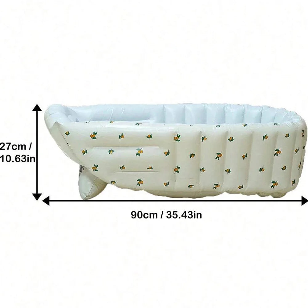 Portable Infant Bath Tub – Inflatable Seat for Toddlers