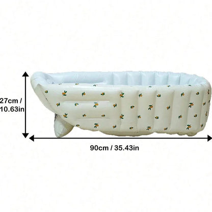 Portable Infant Bath Tub – Inflatable Seat for Toddlers