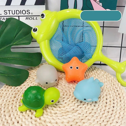 9pcs Floating Light-Up Animal Bath Toys for Kids