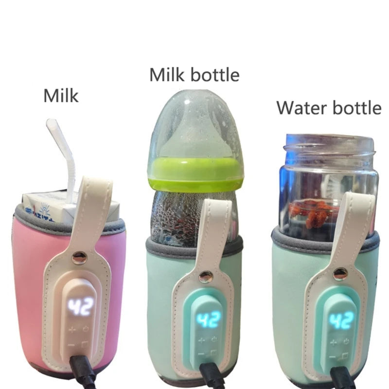 Baby Feeding Bottle Heater | USB Portable Insulated Warmer Bag