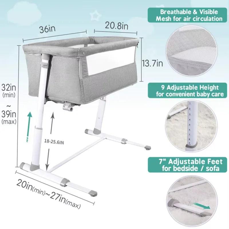 USA & EU Hot Sale – Customized Baby Crib Bed