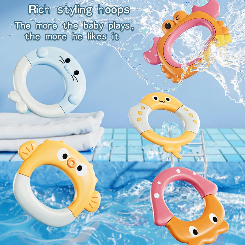 Baby Bath Toy – Octopus Ring Game