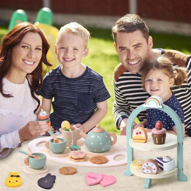 Wooden Tea Party Set for Girls!