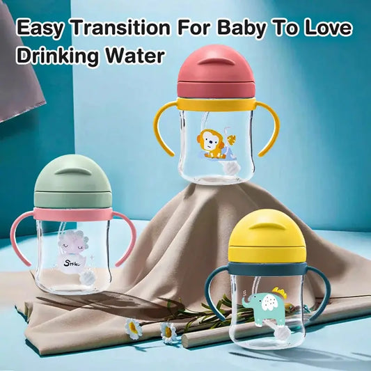 250ml Baby Drinking Cup – Double Handle, Flip Lid, Leakproof Design