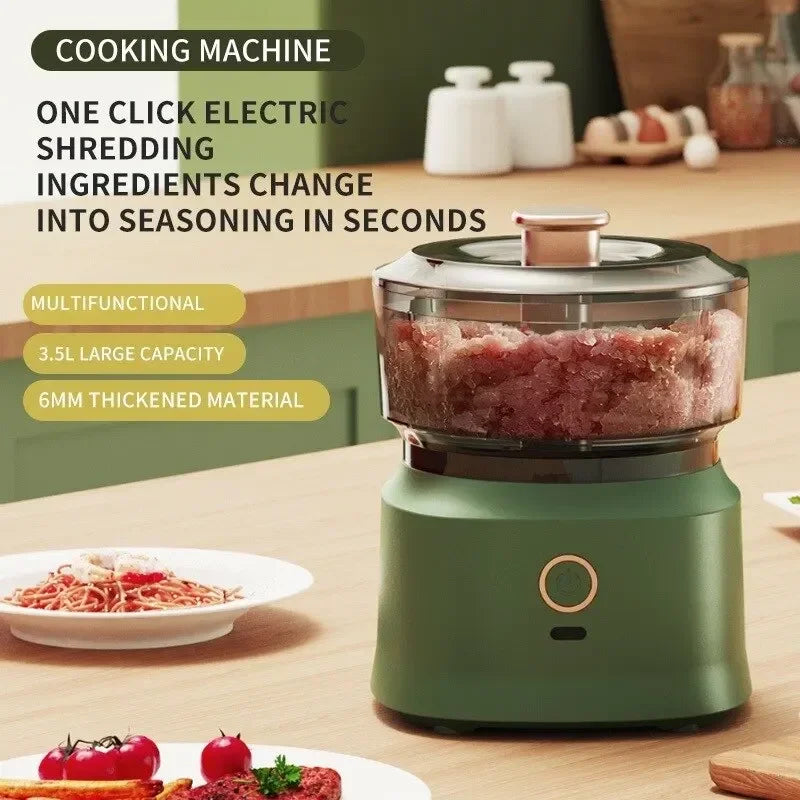 Electric Mini Grinder – 350ml Baby Food Processor & Vegetable Shredder