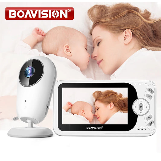 Portable Baby Monitor with Video, Audio, and Night Vision