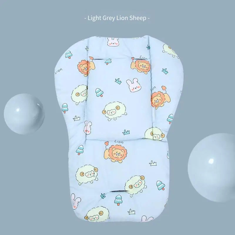 Soft Padded Baby Stroller & Car Seat Liner – Adjustable & Washable (0–3Y)