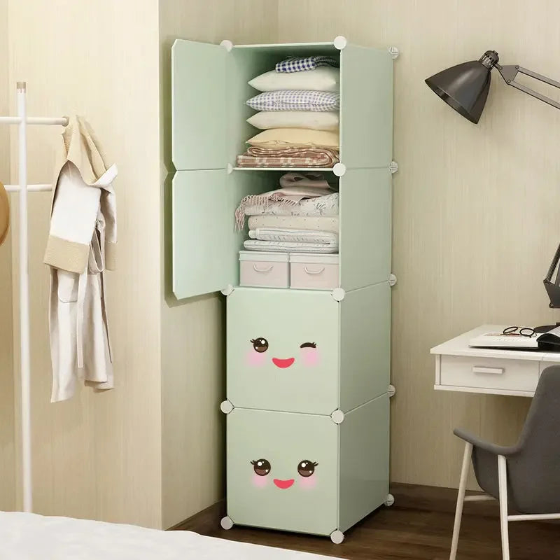 Baby & Kids Wardrobe – Modular Girl Room Organizer