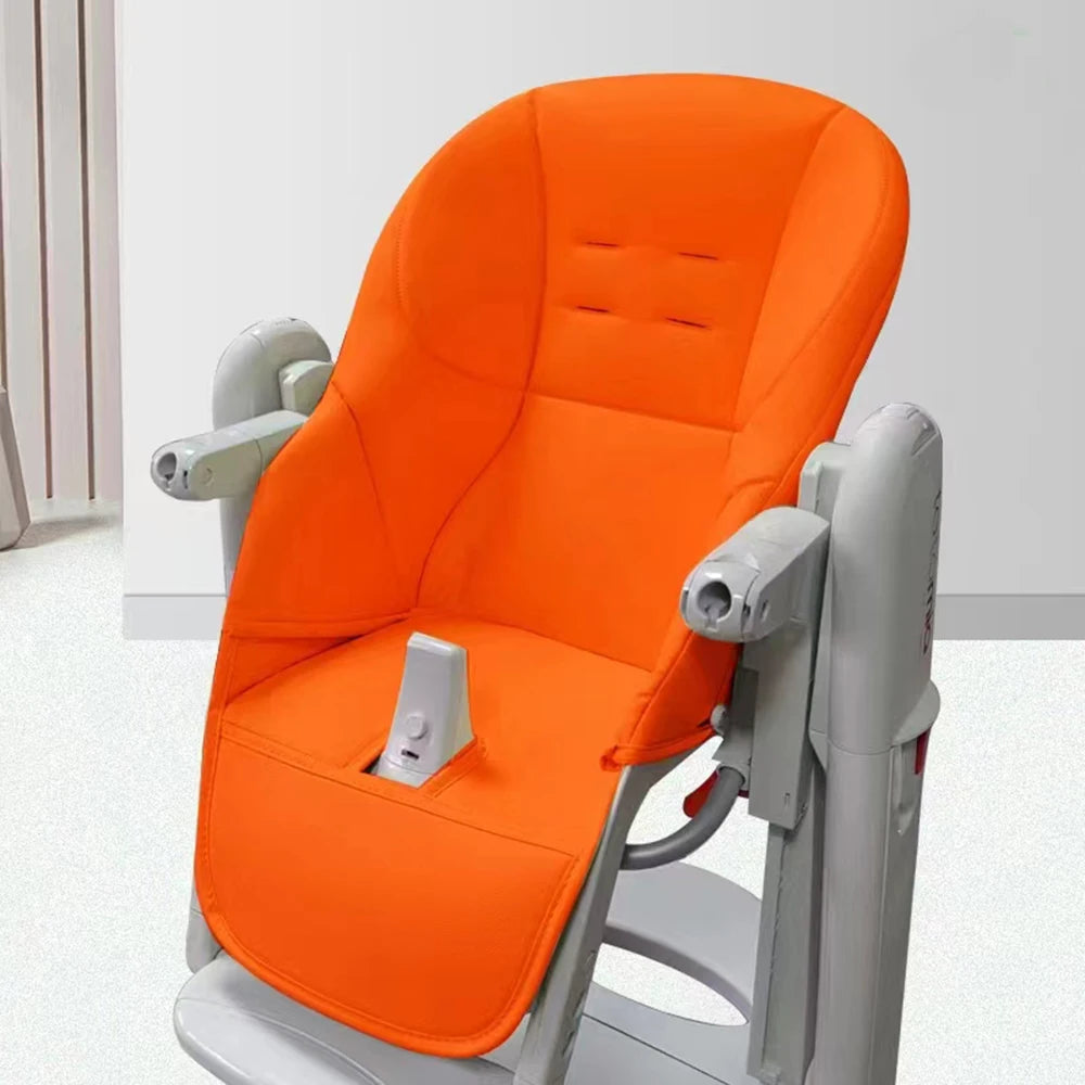 Housse de chaise haute bébé personnalisée – Cuir PU sûr et confortable
