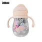 Cute Baby Straw Cup | 300ML Weighted, Spill-Proof, Easy to Hold