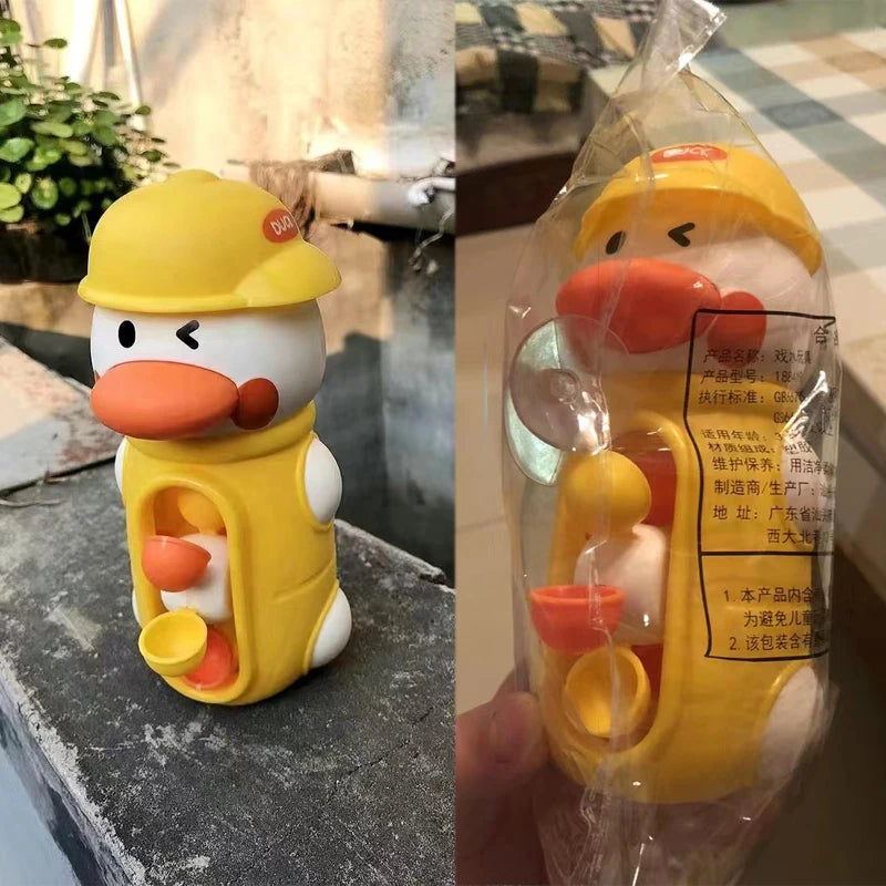 Jouet de bain tourbillonnant à l'eau – Canard et éléphant amusants pour les tout-petits